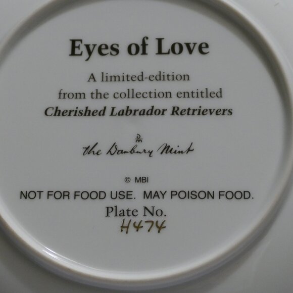 "Eyes of Love" Collectors Plate by The Danbury Mint - Picture 2 of 5